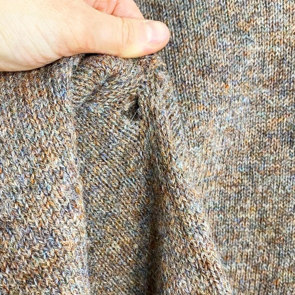 Retro Land’s End Sweater 100% Shetland wool - Picture 5 of 5